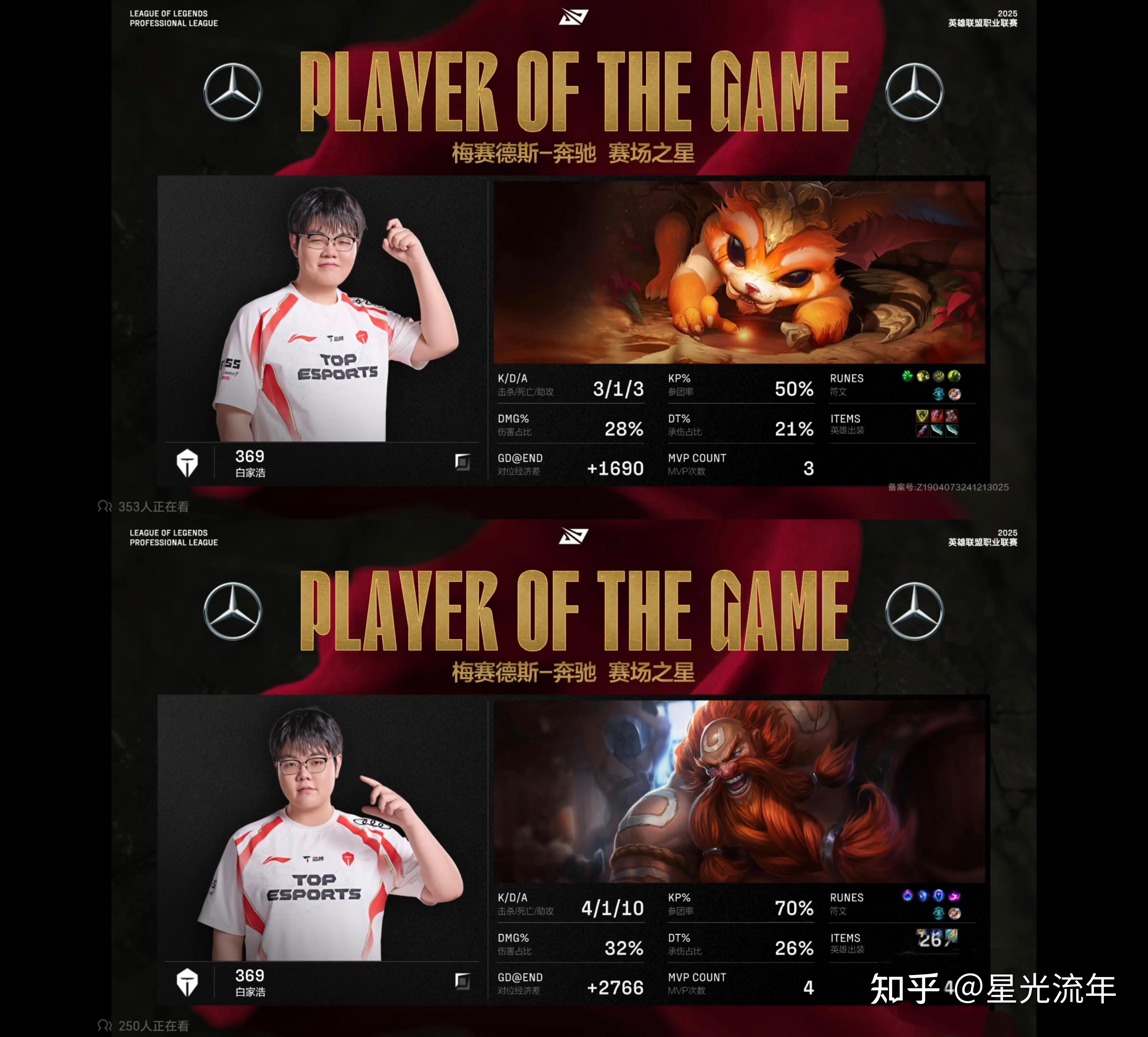关于LPL第二赛段常规赛一阵：369、Kanavi、Knight、JKL、Kael的信息